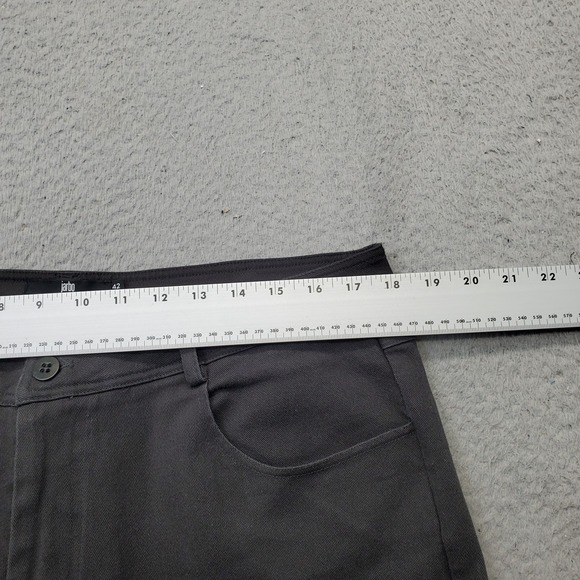 Jarbo Straight Leg Jeans Mens 42 Black Regular Fit Flat Front Stretch Outdoor - Picture 6 of 10